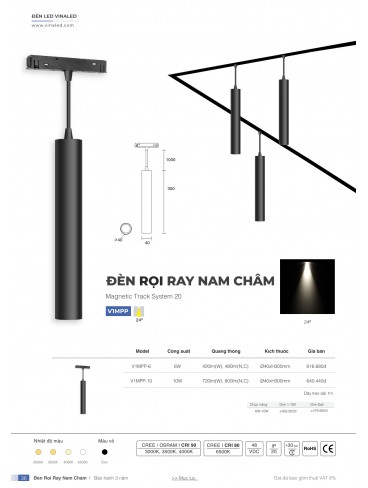 CATALOGUE ĐÈN VINALED 2025 - 2026