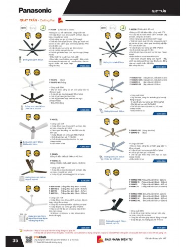 CATALOGUE THIẾT BỊ ĐIỆN PANASONIC - NANOCO THÁNG 01.2026