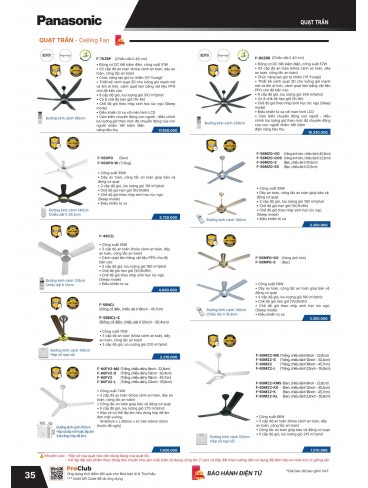 CATALOGUE THIẾT BỊ ĐIỆN PANASONIC & NANOCO T04.2026