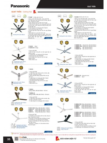 CATALOGUE THIẾT BỊ ĐIỆN PANASONIC & NANOCO T07.2026
