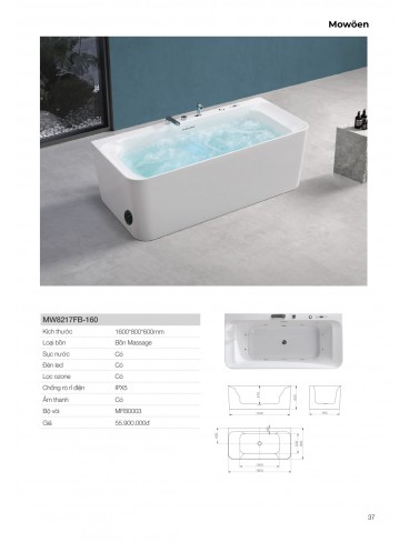 CATALOGUE BỒN TẮM MOWOEN 2026