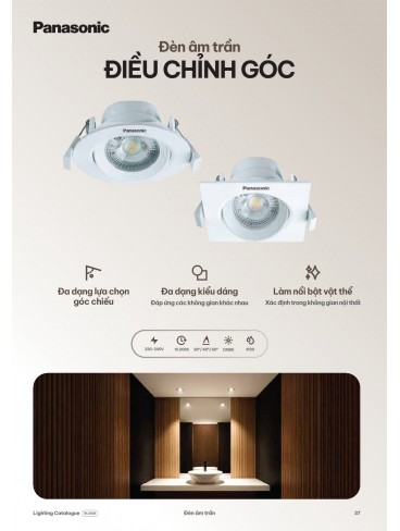 CATALOGUE ĐÈN PANASONIC THÁNG 06 - 2026