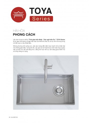CATALOGUE CHẬU RỬA CHÉN KLUGER 2026