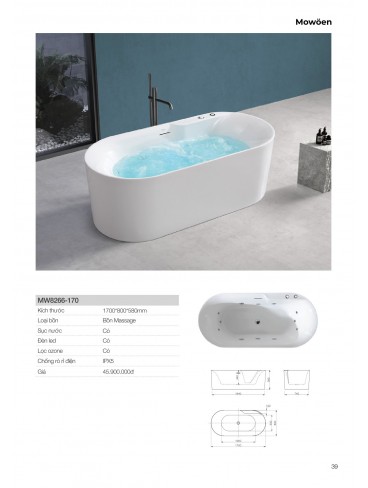 CATALOGUE BỒN TẮM MOWOEN 2026