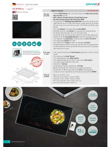 CATALOGUE THIẾT BỊ THIẾT BỊ BẾP GRANDX 2026