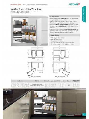 CATALOGUE THIẾT BỊ PHỤ KIỆN BẾP GRANDX 2026