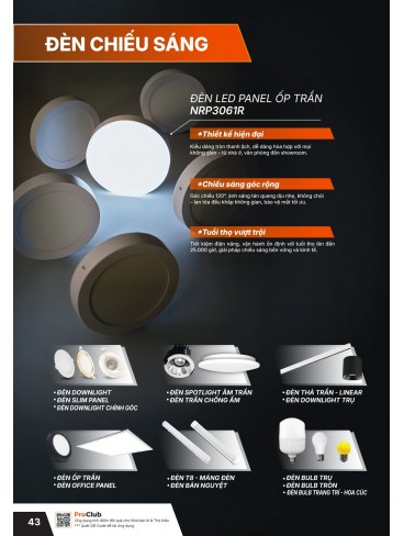 CATALOGUE THIẾT BỊ ĐIỆN PANASONIC & NANOCO T04.2026