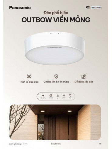 CATALOGUE ĐÈN PANASONIC THÁNG 06 - 2026