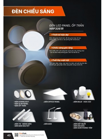 CATALOGUE THIẾT BỊ ĐIỆN PANASONIC - NANOCO THÁNG 01.2026