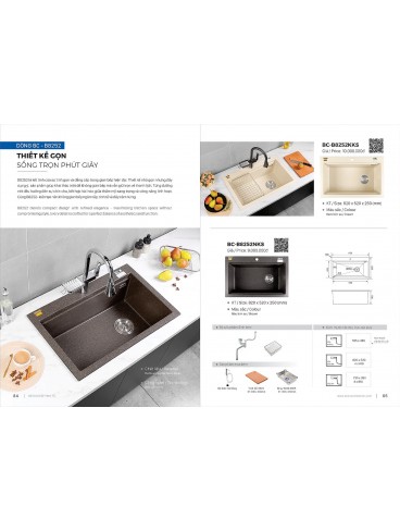 CATALOGUE BỒN RỬA CHÉN BOSSCO