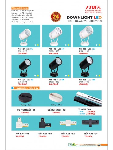 ĐÈN LED HUFA 2027