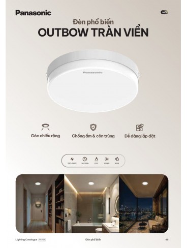 CATALOGUE ĐÈN PANASONIC THÁNG 06 - 2026