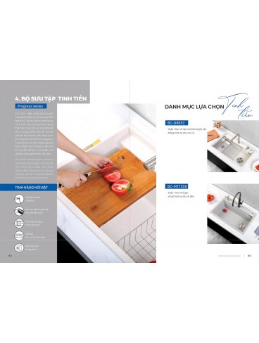 CATALOGUE BỒN RỬA CHÉN BOSSCO
