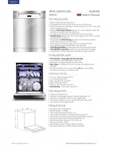 CATALOGUE THIẾT BỊ BẾP EUROGOLD 2026