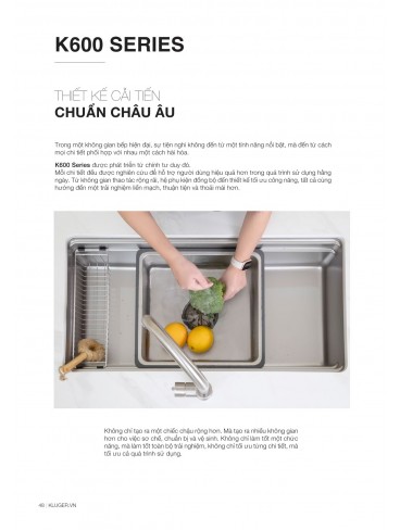 CATALOGUE CHẬU RỬA CHÉN KLUGER 2026
