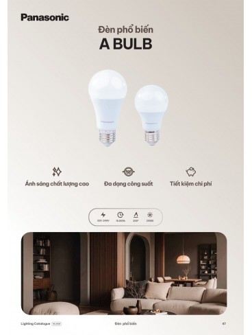 CATALOGUE ĐÈN PANASONIC THÁNG 06 - 2026