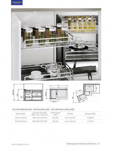 CATALOGUE PHỤ KIỆN BẾP EUROGOLD 2026