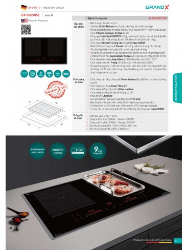 CATALOGUE THIẾT BỊ THIẾT BỊ BẾP GRANDX 2026
