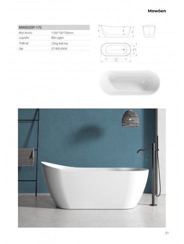 CATALOGUE BỒN TẮM MOWOEN 2026
