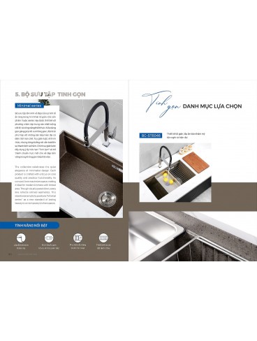 CATALOGUE BỒN RỬA CHÉN BOSSCO