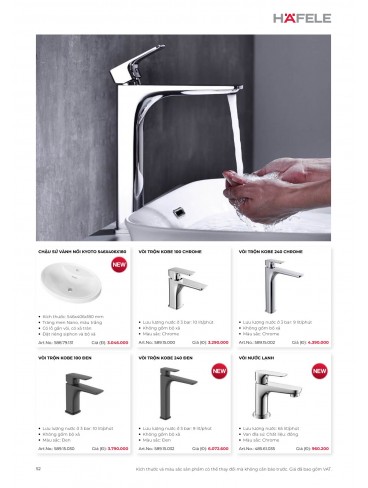 CATALOGUE THIẾT BỊ BẾP HAFELE 2026