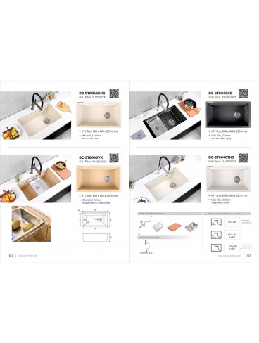 CATALOGUE BỒN RỬA CHÉN BOSSCO