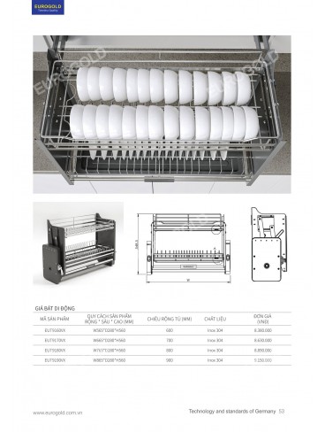 CATALOGUE PHỤ KIỆN BẾP EUROGOLD 2026