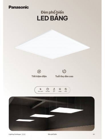 CATALOGUE ĐÈN PANASONIC THÁNG 06 - 2026
