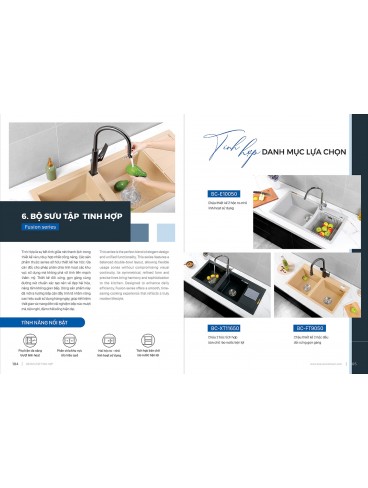 CATALOGUE BỒN RỬA CHÉN BOSSCO