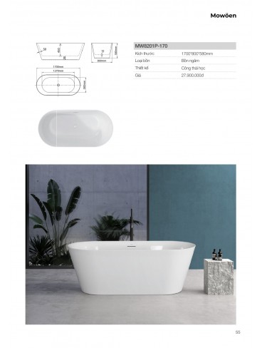 CATALOGUE BỒN TẮM MOWOEN 2026