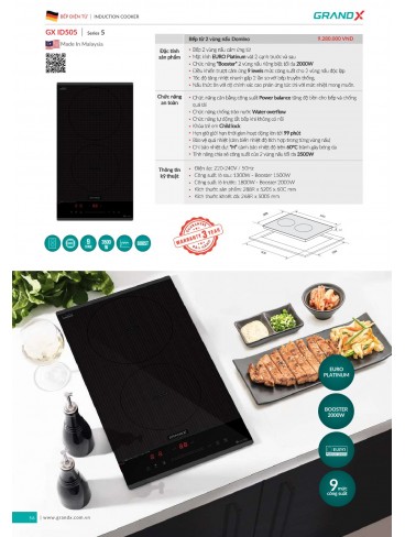 CATALOGUE THIẾT BỊ THIẾT BỊ BẾP GRANDX 2026