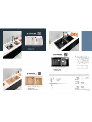 CATALOGUE BỒN RỬA CHÉN BOSSCO