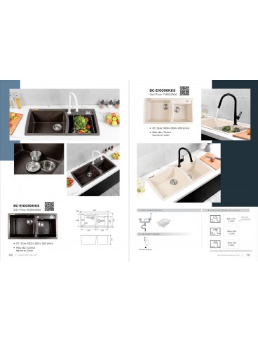 CATALOGUE BỒN RỬA CHÉN BOSSCO