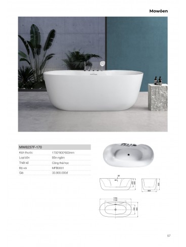 CATALOGUE BỒN TẮM MOWOEN 2026