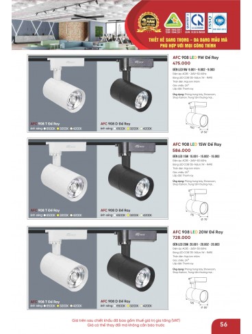 CATALOGUE ĐÈN ANFACO THÁNG 09.2025