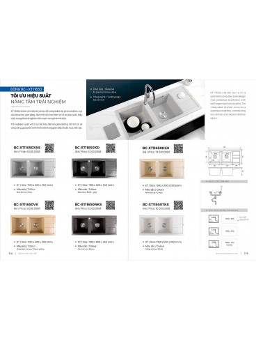 CATALOGUE BỒN RỬA CHÉN BOSSCO