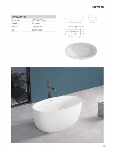 CATALOGUE BỒN TẮM MOWOEN 2026