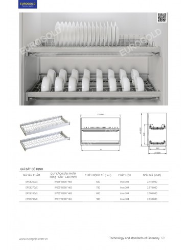 CATALOGUE PHỤ KIỆN BẾP EUROGOLD 2026