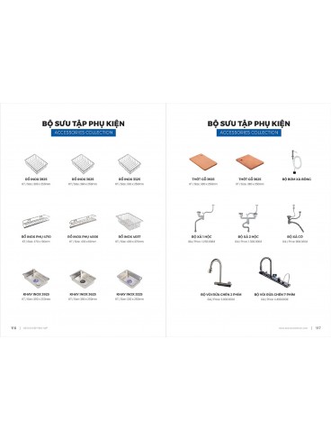CATALOGUE BỒN RỬA CHÉN BOSSCO