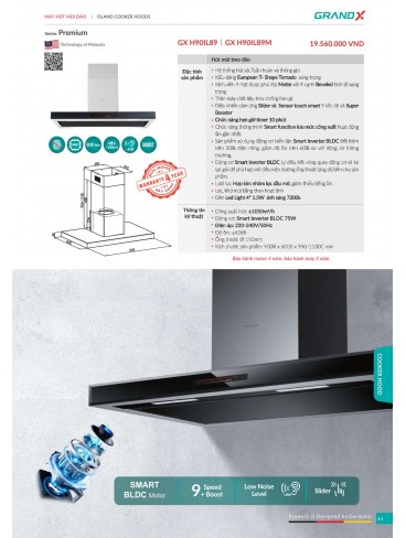 CATALOGUE THIẾT BỊ THIẾT BỊ BẾP GRANDX 2026