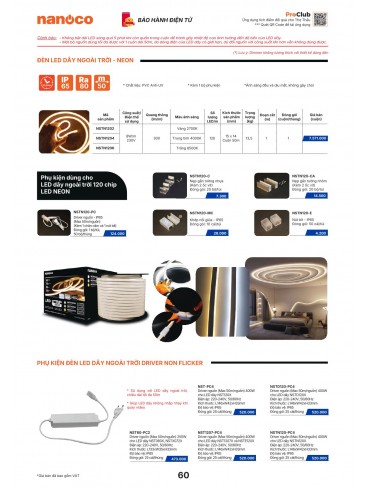 CATALOGUE THIẾT BỊ ĐIỆN PANASONIC & NANOCO T10.2026