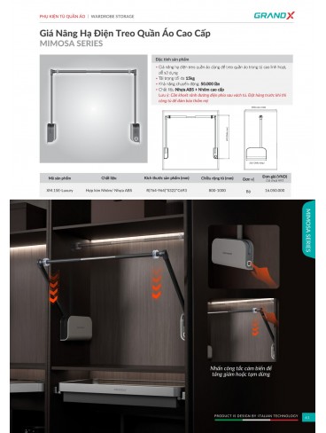 CATALOGUE THIẾT BỊ PHỤ KIỆN BẾP GRANDX 2026