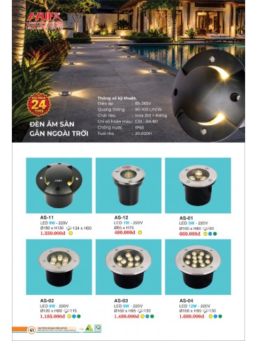 ĐÈN LED HUFA 2027