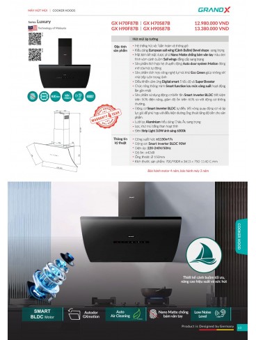 CATALOGUE THIẾT BỊ THIẾT BỊ BẾP GRANDX 2026