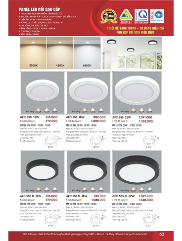 CATALOGUE ĐÈN ANFACO THÁNG 07.2026