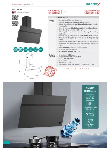 CATALOGUE THIẾT BỊ THIẾT BỊ BẾP GRANDX 2026