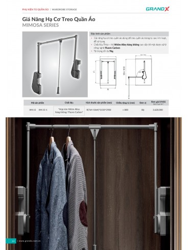 CATALOGUE THIẾT BỊ PHỤ KIỆN BẾP GRANDX 2026