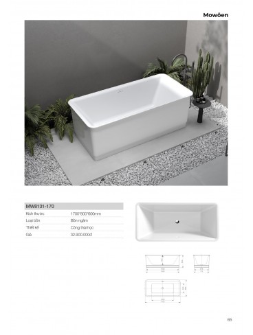 CATALOGUE BỒN TẮM MOWOEN 2026