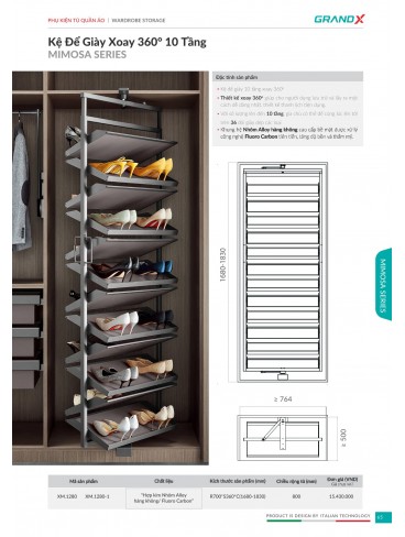 CATALOGUE THIẾT BỊ PHỤ KIỆN BẾP GRANDX 2026