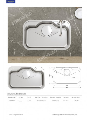 CATALOGUE THIẾT BỊ BẾP EUROGOLD 2026